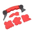 thumbnail image 4 of 5Pcs Glue Scraper Remover Tool Glass Door Window Board Spatula Painting Construction Tools, 4 of 5
