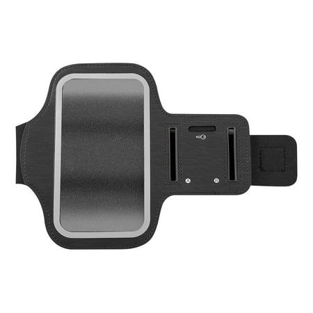 Insignia™ - Fitness Armband for Cell Phones with Screens up to 6.7" - Black