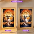thumbnail image 2 of Mummy Boxer Happy Halloween with Pumpkins Bats Spooky Fun Acrylic Plaque with Wood Photo Frame Box Boxers Dog Lover Gifts Idea Light Box - 00019, 2 of 5