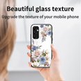 thumbnail image 3 of KAIYANG Funda de vidrio templado con soporte de anillo para Samsung Galaxy A35 5G, estilo chino rosa E Samsung Galaxy A35 5G morado, 3 of 5