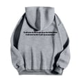 thumbnail image 5 of MHFRRA Sudadera con Capucha para Un Uso Cómodo y La Expresión de Ideas Gris claro, 5 of 5