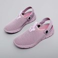 thumbnail image 6 of Wovix Summer Slipper For Women Breathable Ankle Straps Closed Toe Walking Sandals Casual Non- Cushion Shoes Daily Wear Beige 36, 6 of 9