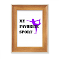 thumbnail image 1 of Como deportes Fitness Balanced Body Building Escritorio Marco de fotos de madera Pantalla Imagen Arte Pintura Múltiples conjuntos, 1 of 4