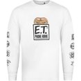 thumbnail image 1 of E.T - Camiseta Símbolos de Manga Larga para Hombre (Blanco, Negro), 1 of 4