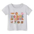 thumbnail image 4 of XEGLSBU Girls T Shirts Shirts for Teen Kids Girls Short Sleeve 100 Days of School Print T-Shirt Female Present Tops White-A Size 10-11 Years, 4 of 4