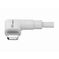 thumbnail image 5 of Tripp Lite Lightning to USB Sync Charge Right-Angle iPhone iPad White 3ft (M100-003-LRA-WH), 5 of 6
