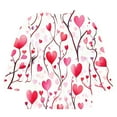thumbnail image 4 of Bnwani Valentines Long Sleeve Toddler Shirt Crew Neck Casual Heart Printed Tops, 4 of 4