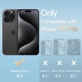 thumbnail image 2 of JETech Case for iPhone 15 Pro 6.1-Inch, Soft TPU Transparent Slim Protective Phone Cover with Shock-Absorption, Support Wireless Charging (Black), 2 of 6