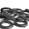thumbnail image 6 of HOMEIORA 50 Pack Garden Hose Washers with Self-Locking Tabs - Heavy Duty Rubber Seals for 3/4" Hose Fittings, Stay-in-Place Design Prevents Falling Out & Leaks, Black, 6 of 8