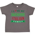 thumbnail image 3 of Inktastic Italy Love my Awesome Italian Family Boys or Girls Toddler T-Shirt, 3 of 5