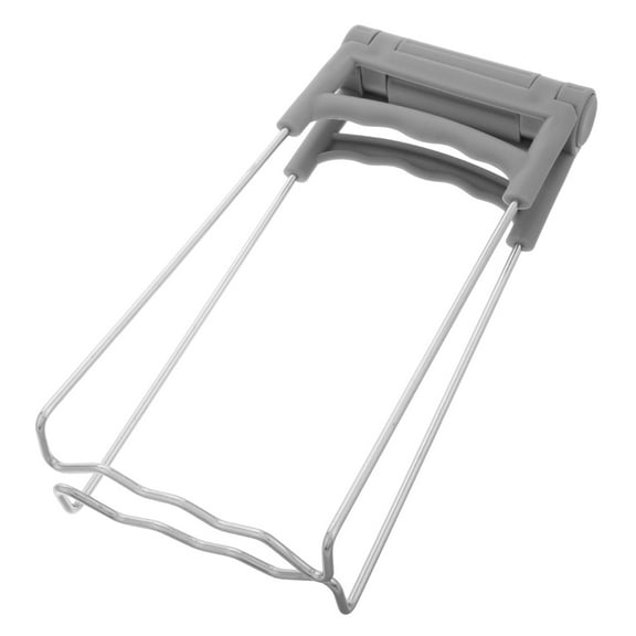 Hemoton Stainless Steel Holder Clamp For Safe Handling Of Hot Plates And Bowls For Kitchen Heat Insulated Folding Hot Dish Plate Clip