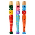 thumbnail image 1 of 3pcs Kids Wood Piccolos Wind Instruments Musical Playthings (Random Color), 1 of 5