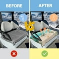 thumbnail image 5 of Yuyamidu Sea Turtle Golf Cart Seat Covers Beach Golf Cart Seat Towel Covers Soft Flannel Club Car Seat Towel Blanket, 5 of 8