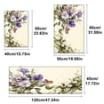 thumbnail image 3 of CCTFS Flowers and butterflies reflect spring Fall Kitchen Mats Set of 2,Xmas Winter Seasonal Farmhouse Home Seasonal Decorations Rugs for Floor - 16''*24'' and 17''*47'' in, 3 of 10