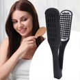 thumbnail image 5 of Cepillo alisador de cabello con cerdas cerámicas de doble cara, peine antiencrespamiento para un cabello suave y brillante., 5 of 5