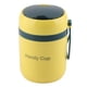 thumbnail image 1 of Recipientes térmicos para sopa de 500 ml, doble aislamiento, antiescaldaduras, calentables, con cuchara plegable para oficina y escuela (amarillo y azul), 1 of 14