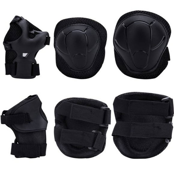 6 Pcs Équipement de Protection pour Patinage pour Enfants Genouillères et Coudières Protège-Poignets pour Enfants de 3 à 12 Ans pour Trottinette Planche à Roulettes Bicyclette