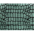 thumbnail image 4 of oneOone Georgette Viscose Aquamarine Fabric Crocodile Animal Skin Diy Clothing Quilting Fabric Print Fabric By Yard 42 Inch Wide, 4 of 4