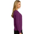 thumbnail image 4 of Port Authority LSW287 Ladies Cardigan Sweater, Moroccan Blue - 2XL, 4 of 5