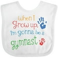 thumbnail image 3 of Inktastic Gymnast Future Boys or Girls Baby Bib, 3 of 4