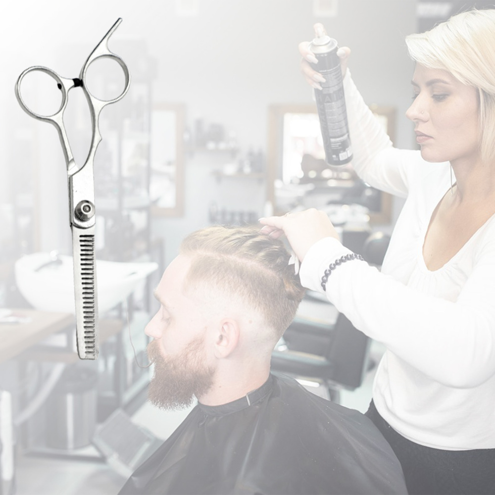 Flat Scissors Teeth Scissors Hair Beard Trimming Thinning Shears