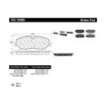 thumbnail image 2 of Centric Parts 102.10980 102 Series Semi Metallic Standard Brake Pad, 2 of 4