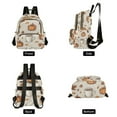 thumbnail image 4 of FORMRS Mini Backpack Purse for Women Travel Daypack Casual Shoulder Bag, Fall Pumpkin Pattern, 4 of 7