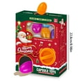thumbnail image 3 of Christmas Mini Capsule Toy Machine, with 5 Surprise Eggs, Mystery Christmas Capsule Surprise Eggs Box, Capsule Toys for Xmas 2Set, 3 of 6
