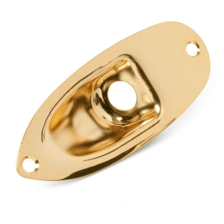 Strat Jack Ferrule - Golden Age Jack Plate for Strat, Gold