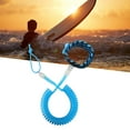 thumbnail image 2 of koolsoo 10ft Surfboard Leash Surfing Leash Surfing Traction Rope TPU Lightweight Blue, 2 of 9