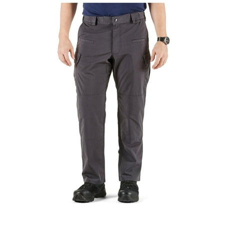 UPC: 0844802265201 | 5.11 Work Gear Men s Stryke Pants  Adjustable Waistband  Stretchable Flex-Tac Fabric  Charcoal  42W x 32L  Style 74369