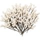 thumbnail image 1 of Paquete de 60 tallos de bayas de acebo artificiales, tallos de bayas navideñas blancas con 360, 1 of 5