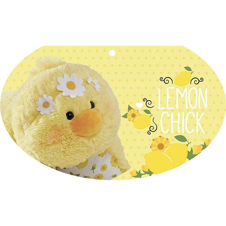 Pillow Pets Sweet Scented Lemon Chick Stuffed Animal Plush Toy Pillow, 1  Count (Pack of 1), Yellow