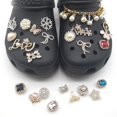 thumbnail image 2 of Nuevos zapatos Charms Diseñador Croc Charms Bling Rhinestone Chica Cristal diamante gema Decoración Metal Perla Mariposa AccesoriosChina Gao Jinjia LED, 2 of 2