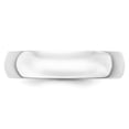 thumbnail image 2 of 10KW 5mm LTW Half Round Band Size 10.5 in 10k White Gold, 2 of 3