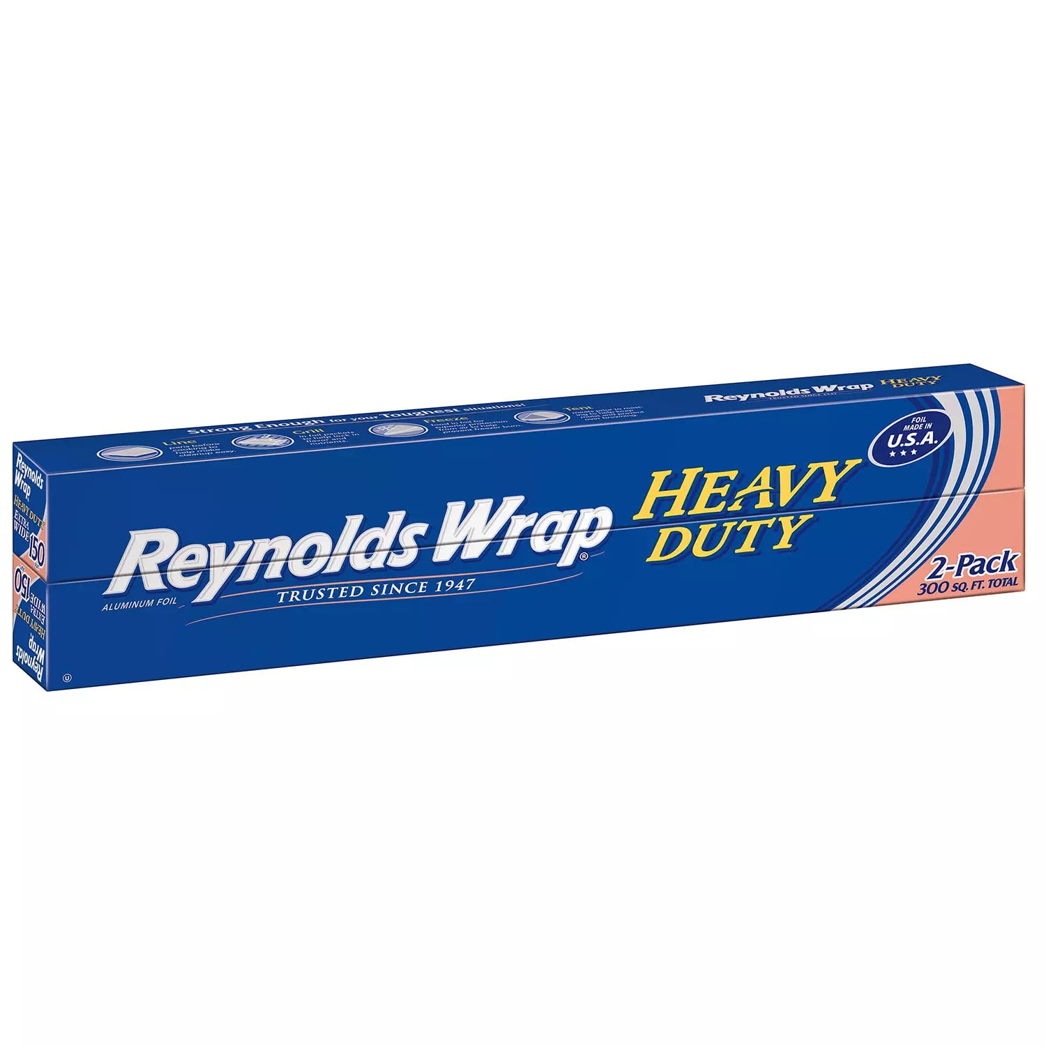 Reynolds Wrap 18' Heavy Duty Aluminum Foil, 150 sq. ft (2 pk.)