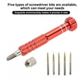 thumbnail image 1 of Eyeglass Screwdriver Kit, Multifunctional Micro Flat Head Screwdriver Screwdriver Handle With 5  Bits Repair Tool Kit For Glasses, Cellphone, Electronics, Watch, Laptop, Jewelry, 1 of 8