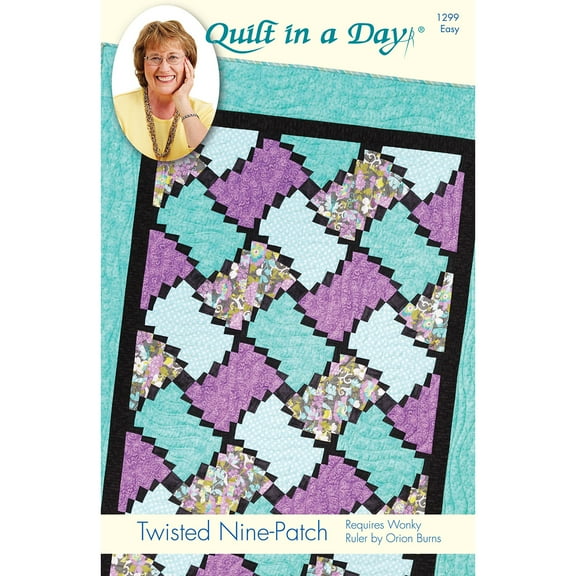 Twisted Nine-Patch: Eleanor Burns Signature Quilt Pattern 735272012993
