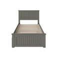 thumbnail image 3 of AFI Nantucket Twin-XL Platform Bed with Matching Footboard and Twin-XL Trundle, Grey, 3 of 8