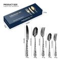 thumbnail image 6 of 20PCS Stainless Steel Cutlery Sets Party Tableware Dining Kitchen Fork Spoons, 6 of 7