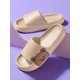 thumbnail image 1 of Fashionable Slides For Women, Cartoon Bear Pattern Single Band EVA Slippers, 1 of 4