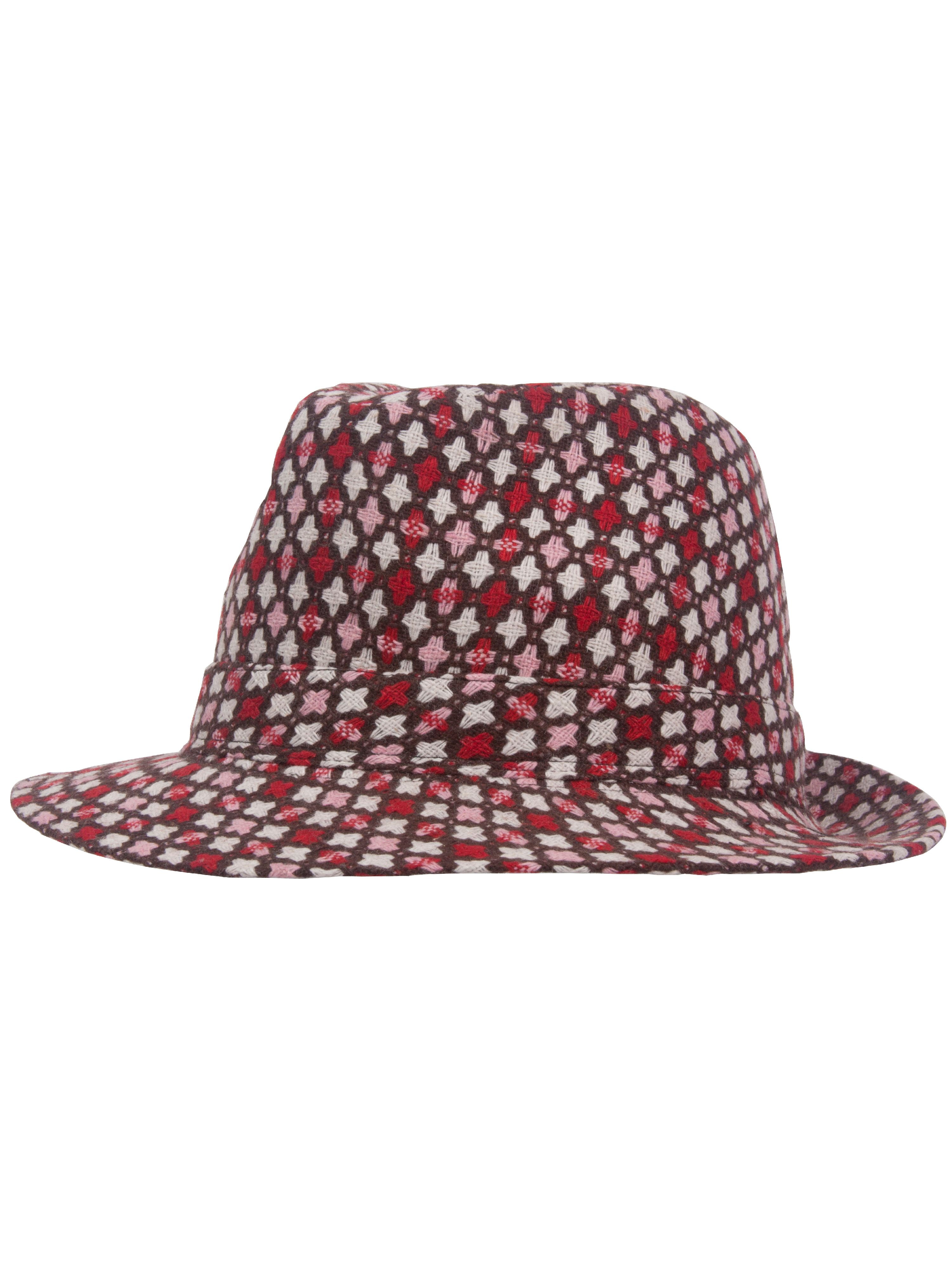 houndstooth fedora hat