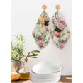 thumbnail image 2 of Easter Eggs Kitchen Dish Towels for Drying Dishes Set of 3, Watercolor Eggs Flowers Butterfly Spring Beige Waffle Weave Microfiber Hand Tea Bathroom Towels Quick Dry & Absorbent Towel 12x12, 2 of 7