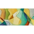 thumbnail image 3 of Loreth, Lanie 18x11 Black Modern Framed Museum Art Print Titled - Curving Color, 3 of 5