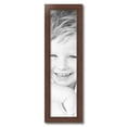 thumbnail image 2 of ArtToFrames 8" x 31" Honors Mahogany with Gold Picture Frame, 8x31 inch Brown Wood Poster Frame (WOM-5156),  Pack, 2 of 7