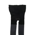thumbnail image 3 of 6 Pack of Mod & Tone Maternity Microfiber Opaque Tights, Wide Waist Band (S/M, Gray with Black Top), 3 of 3