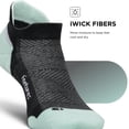 thumbnail image 5 of Feetures Elite Max Cushion No Show Tab Wave- Running Socks for Men & Women, Athletic Compression Socks, Moisture Wicking - Mint Chip , Medium (1 Pair), 5 of 7