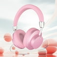 thumbnail image 2 of Christmas Clearance Holiday Deals! QTOCIO Wireless Bluetooth Headset, Over Ear Bluetooth Wireless Headphones Long Battery Life HiFi Noise Reduction Foldable Lightweight Headset, Pink, 2 of 9