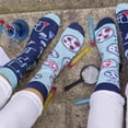 thumbnail image 2 of SPOX SOX - Mens & Ladies Mismatched Novelty Odd Socks - Laboratory, 2 of 2