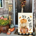 thumbnail image 4 of Fall Polka Dot Pumpkin Garden Flag 12x18 Inch Double Sided Outside,It''s Fall Y''all Maple Leaves Welcome Autumn Seasonal Thanksgiving Holiday Buffalo Plaid Yard Outdoor Flag Small, 4 of 6